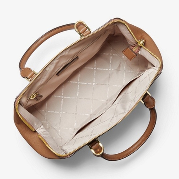 ⚠️LAST 1⚠️Michael Kors Charlotte LG Satchel Brown - Picture 6 of 8